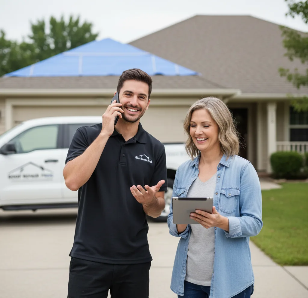 Modern Solutions Roof Repair customer support in Halls
